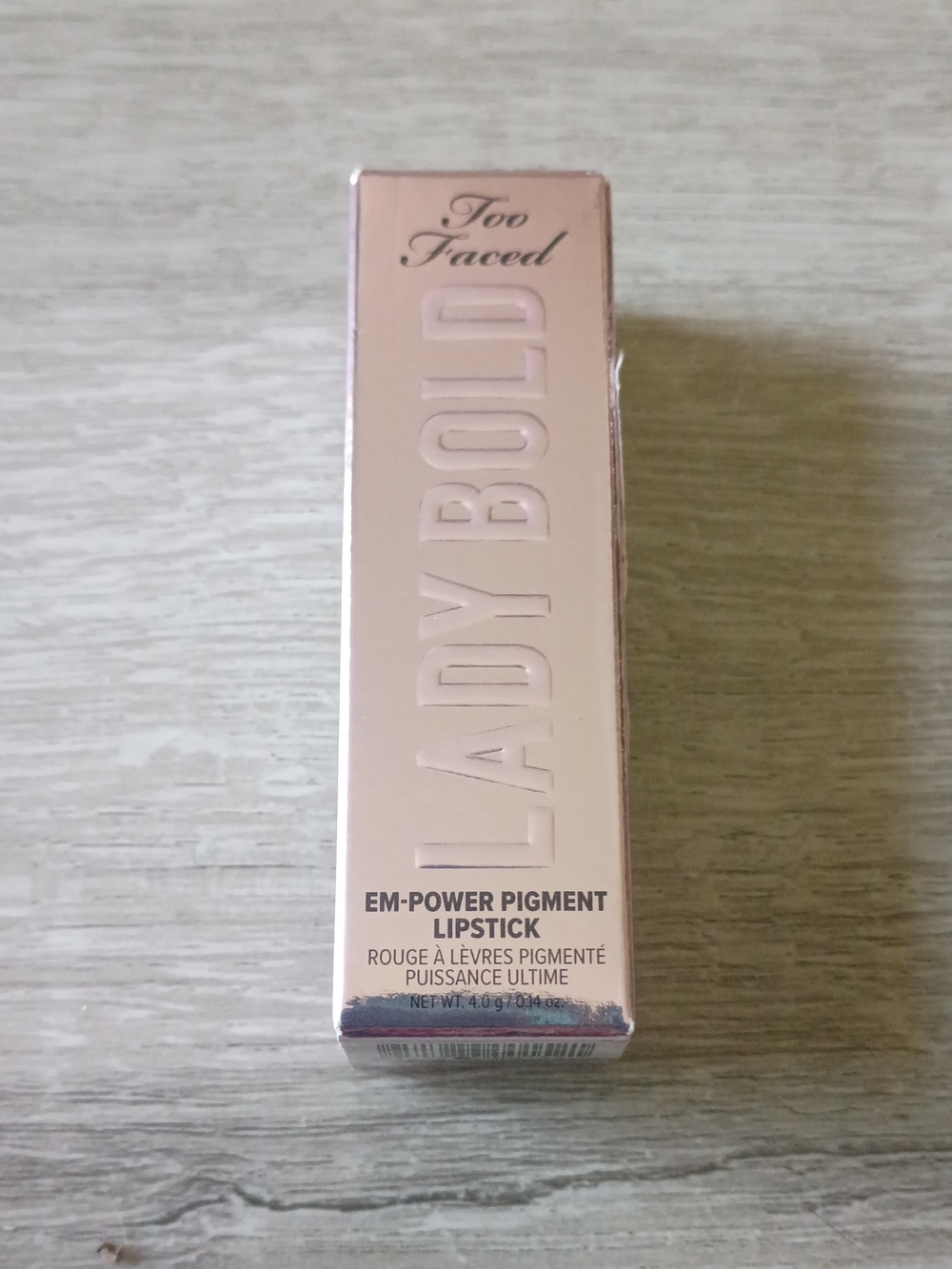 Too Faced Lady Bold Em-Power Pigment Lipstick